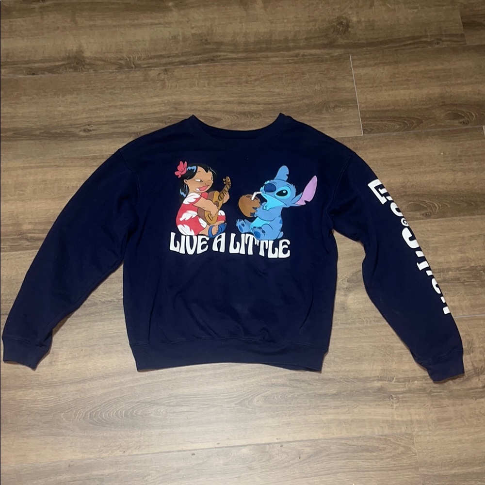 Disney Blue Graphic Sweatshirt
